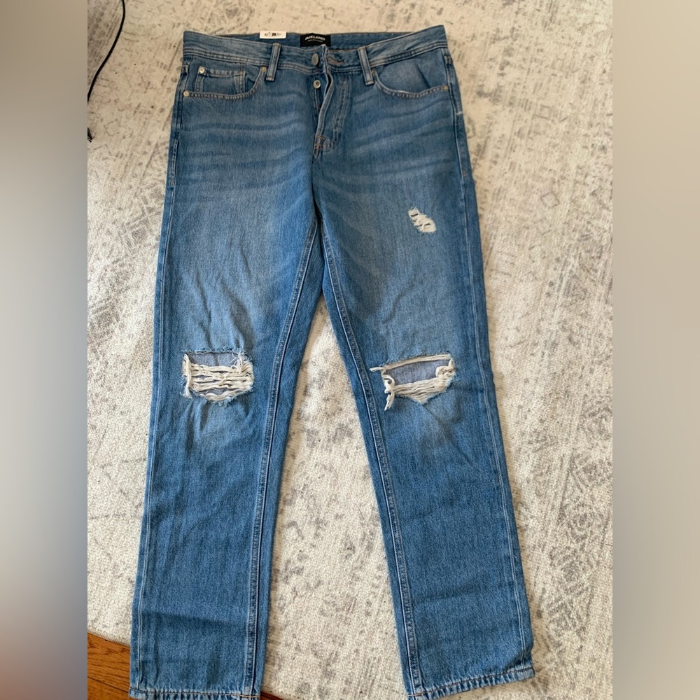 Jack & Jones mens Blue Denim Jeans